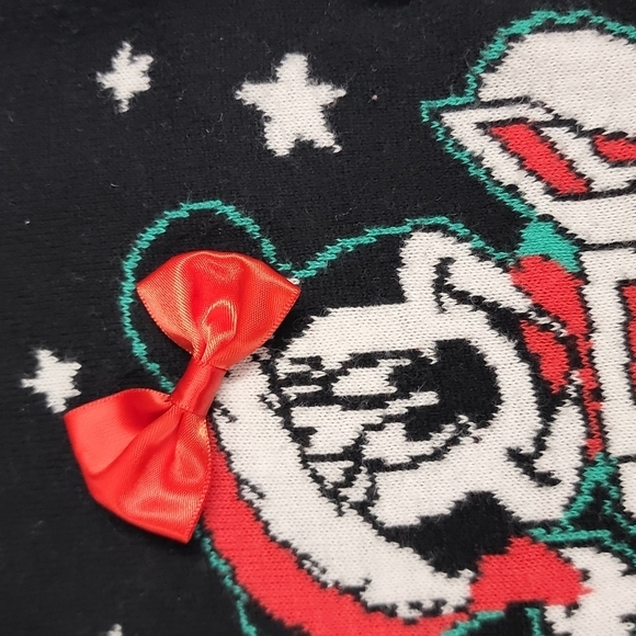 Minne Mouse Disney infant girl's Christmas sweater size 12mth - Picture 5 of 9